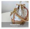 Moda Damska 2025 Mała Torebka Wiaderko ze Sznurkiem - Wszechstronna Torba na Jedno Ramię i Crossbody