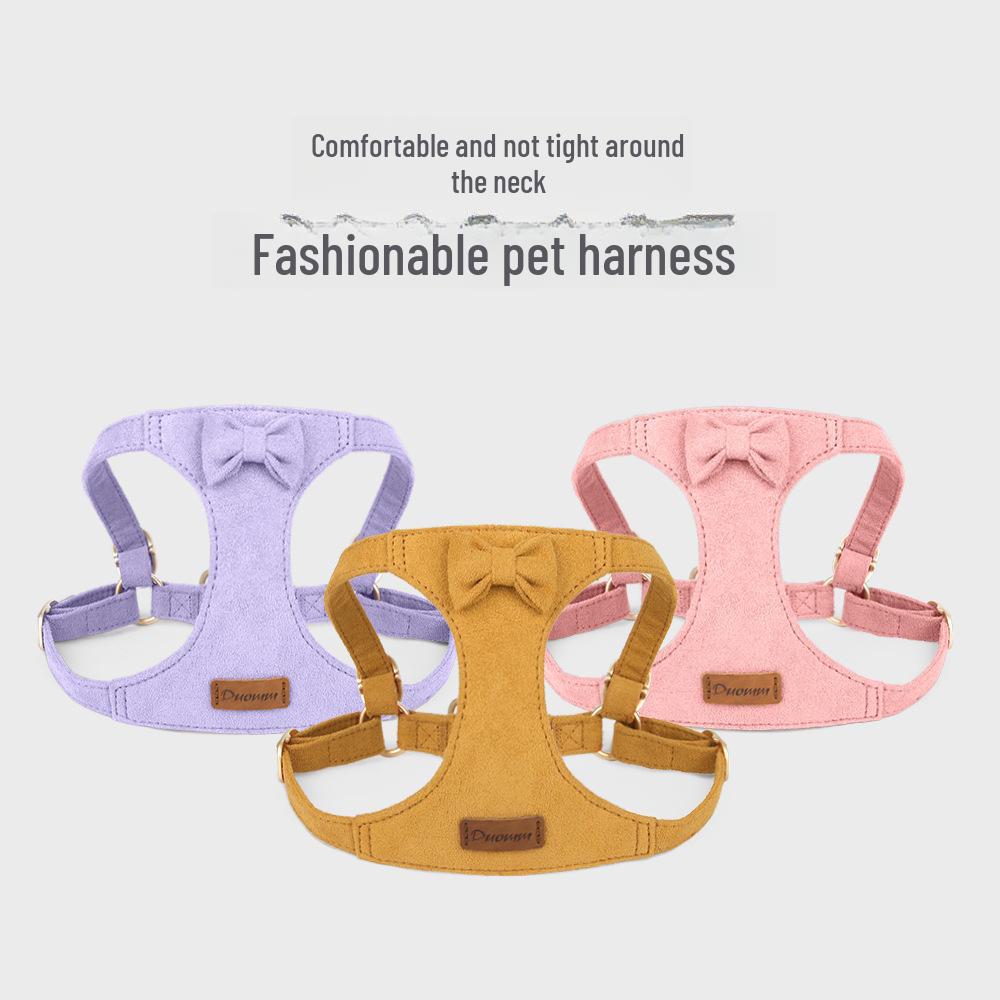 Pet Vest-Style Harness and Leash Set for Small Dogs