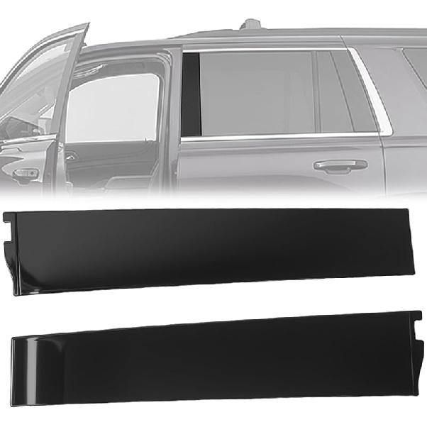Door Pillar Trim Molding Window Trim Cover Fit For Cadillac Escalade ESV Chevrolet Suburban 3500HD Chevy Tahoe GMC Yukon XL 2015 2016 2017 2018  ,