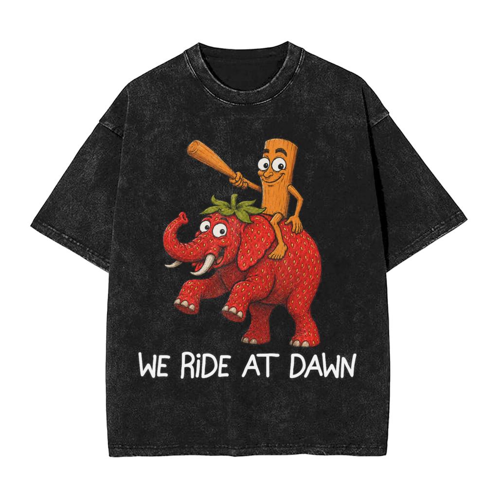 Vintage Washed Tshirt Tung Tung Tung Sahur Sybau Funny Meme Cotton T Shirts Popular Tee Shirt Couple Summer Awesome Design Tees