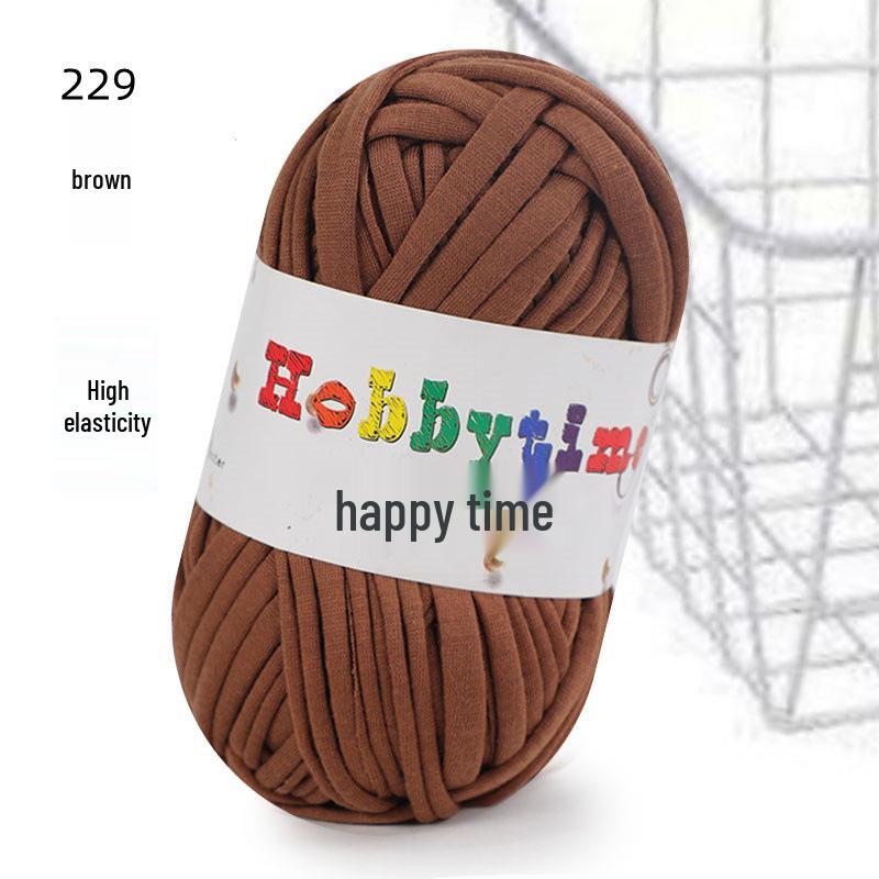 Cloth Strip Yarn DIY Crochet Kit: Handmade Bag, Knitting Material for Cushions, Carpets, and Dolls