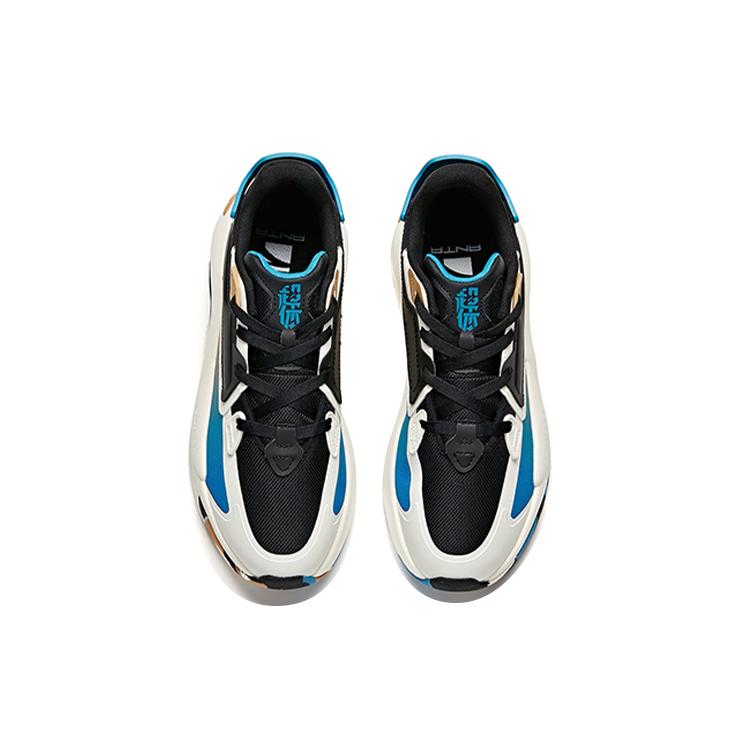 Anta Life Collection Super Body Textile, Synthetic Leather Abrasion Resistant Breathable Low top Skateboard Shoes Men's 112118083-1