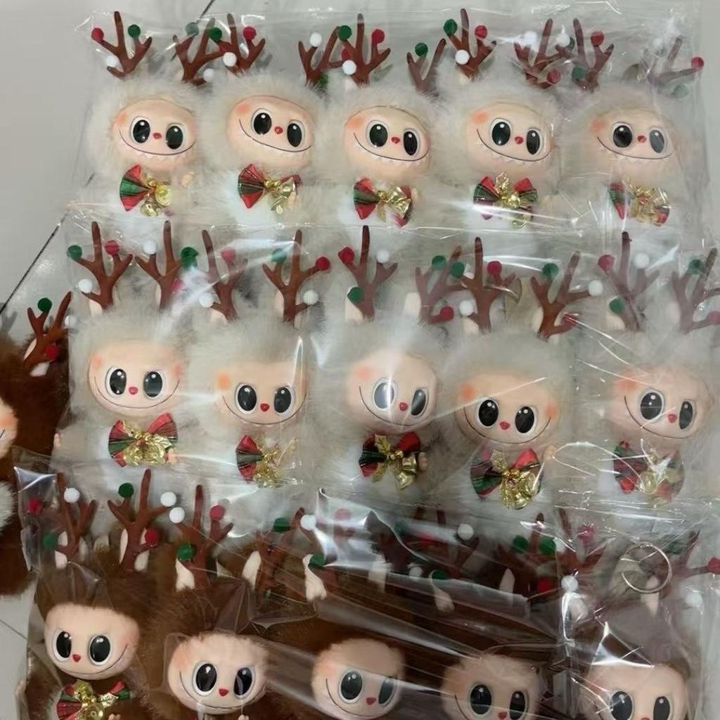 Christmas Rabub Elk Rabub Doll Sitting Plush Doll Blind Box Vinyl