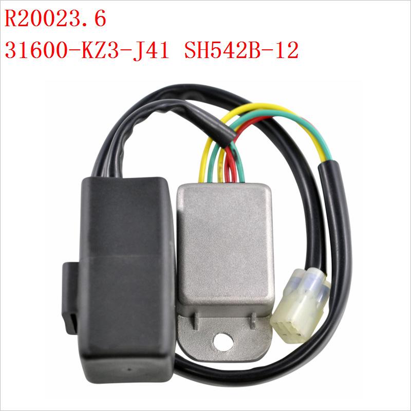 2023.6 Regulator Rectifier for Honda CR125/250R and XR650R, Part No. 31600-KZ3-J41 SH542B-12