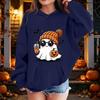Kids Halloween Printed Hoodie, Loose Fit Casual Pullover for Boys Girls