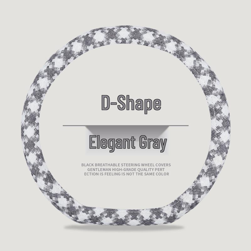 Husă Scaun ST Houndstooth pentru Wuling Hongguang MiniEV - Învelire Completă, Pernă pentru Toate Sezoanele