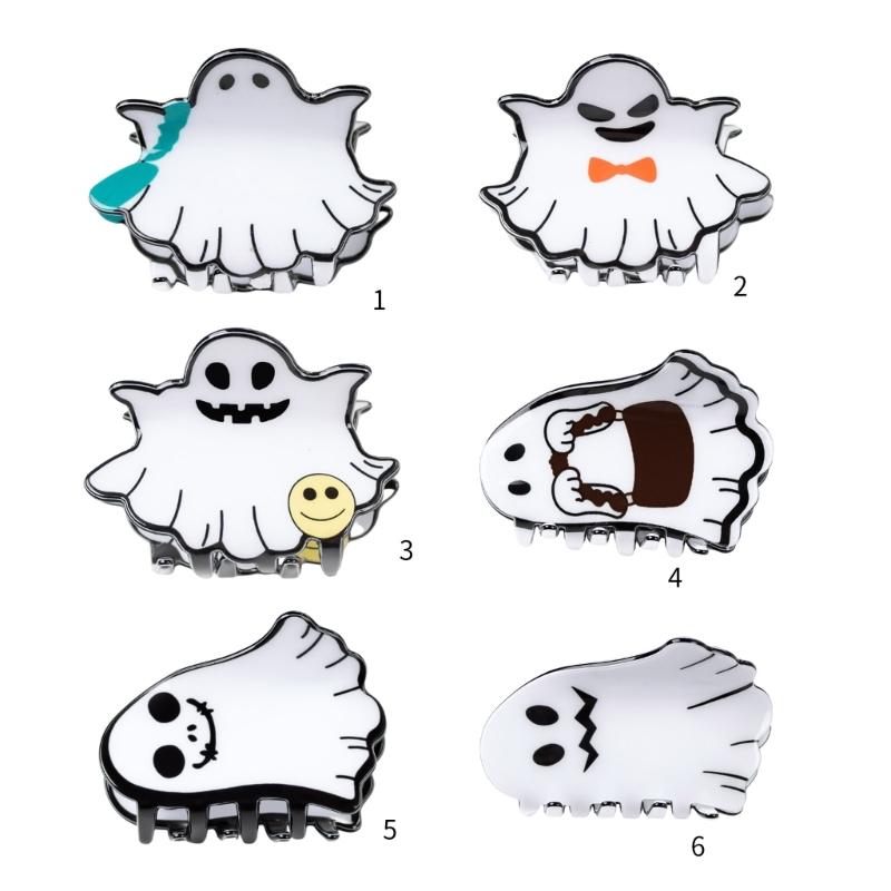 Delicate Ghosty Shape Hair Claw for Woman Girls Hair Clip for Long Hair Nonslip Hair Clip Delicate Travel Hair Clip
