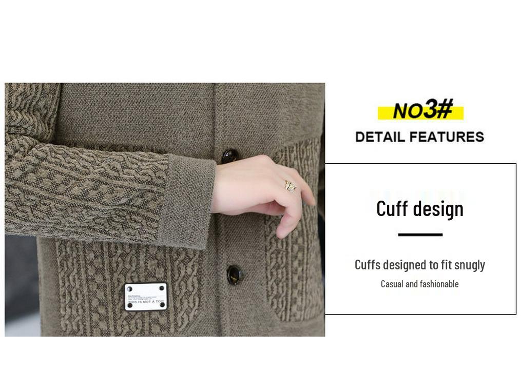 Men's Wool Patchwork Jacket: Warm, Fashionable & Handsome
