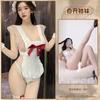 Hollow lace ruffle edge erotic underwear sexy maid uniform pure lust seduction erotic uniform