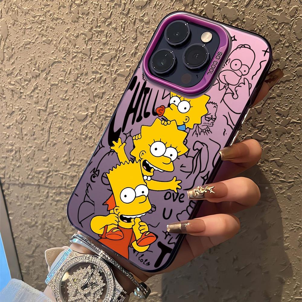Funny Cartoon S-Simpsons Phone Case for Xiaomi Redmi Note 7 8 9 9S 10 11 12 13 14 15 Pro Plus 4G 5G Anti Fall Matte Back Cover