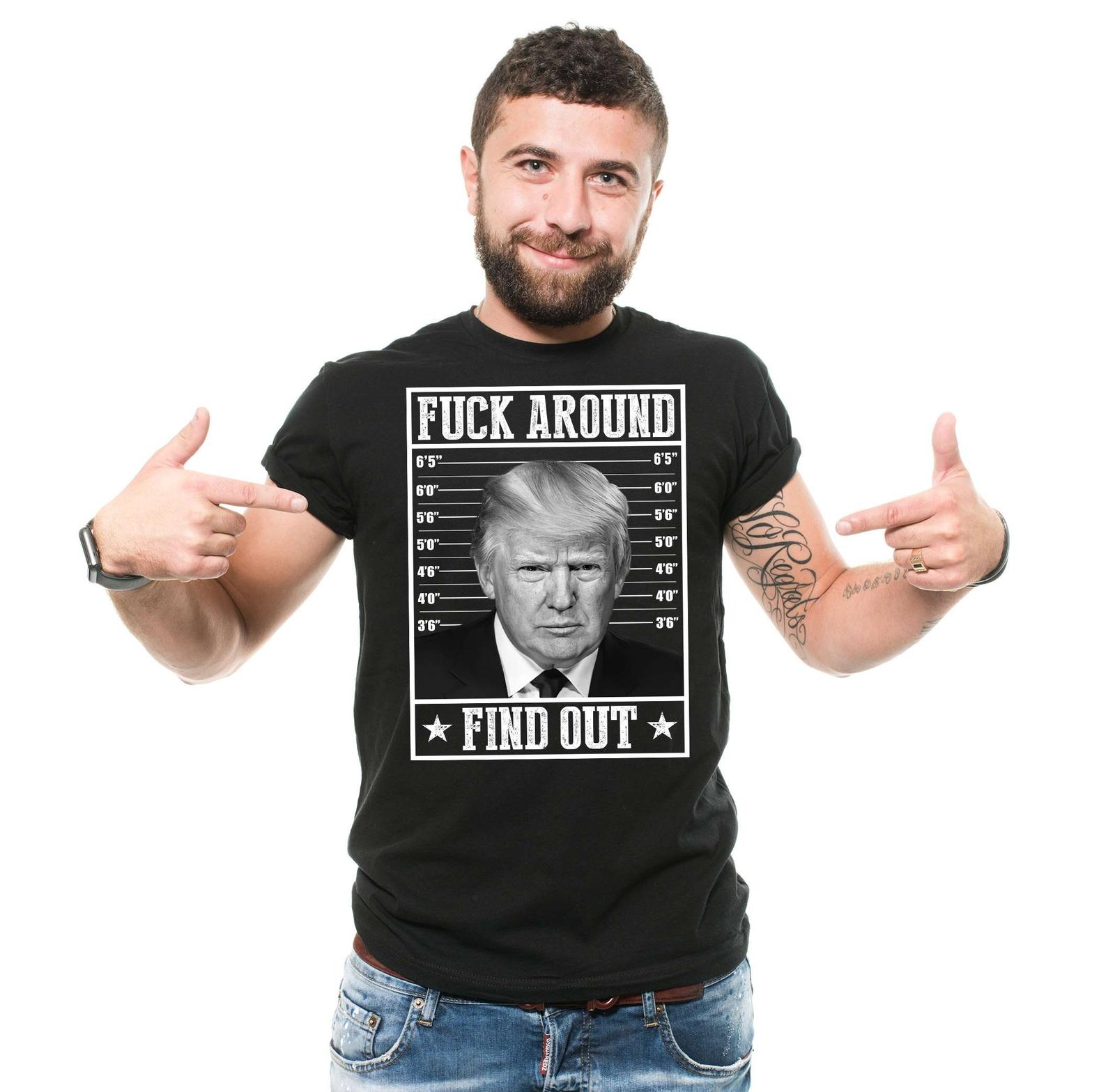 Funny Trump Prison Shirt Donald Trump Mugshot T-Shirt DJT Arrest Shirt S