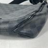 Louis Vuitton N41260 Damier Graphite District PM Crossbody Shoulder Bag Black