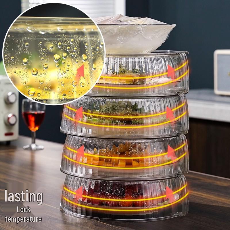 Folding Dustproof Food Cover & Storage Rack for Dining Table