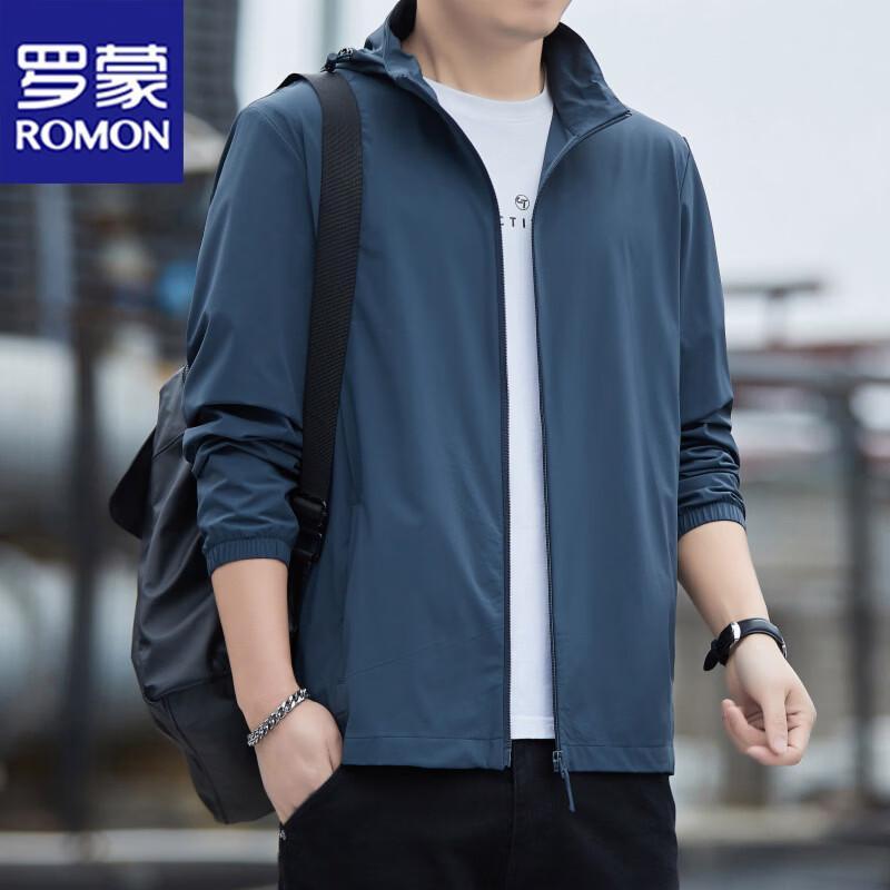 Romon Men s Ice Silk Sun Protection Hoodie 3XL