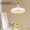30W Light Fan 9.8in Small Aromatherapy Noiseless Ceiling Fan Light E27 LED Fan Light 86‑265V