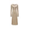 Veromoda Flare Sleeve Knit A-Line Midi Dress