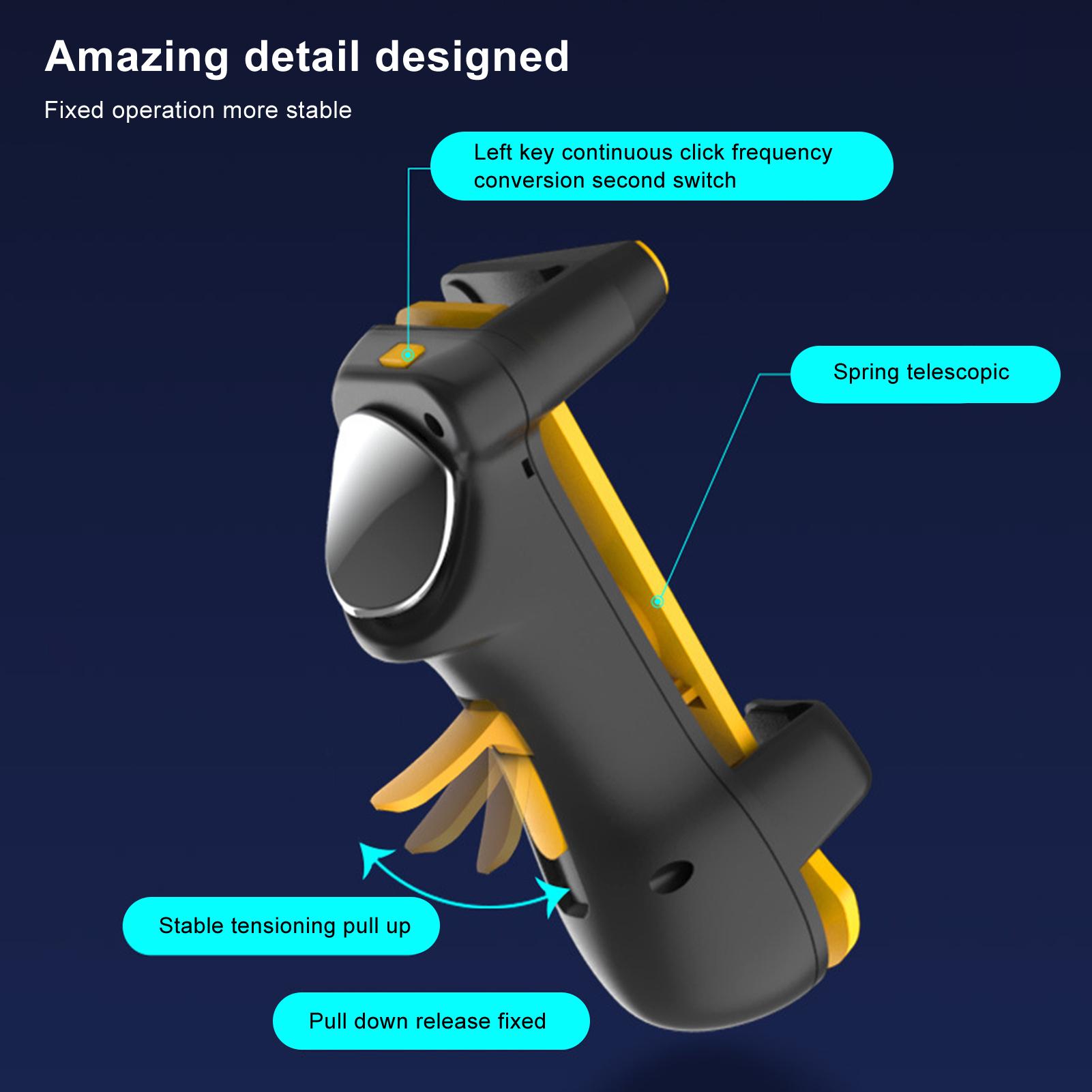 

Tablet PC Continuous, Gamepad Full Four Fingers vintage phone retro Shooting telephone old EquipmentYellow