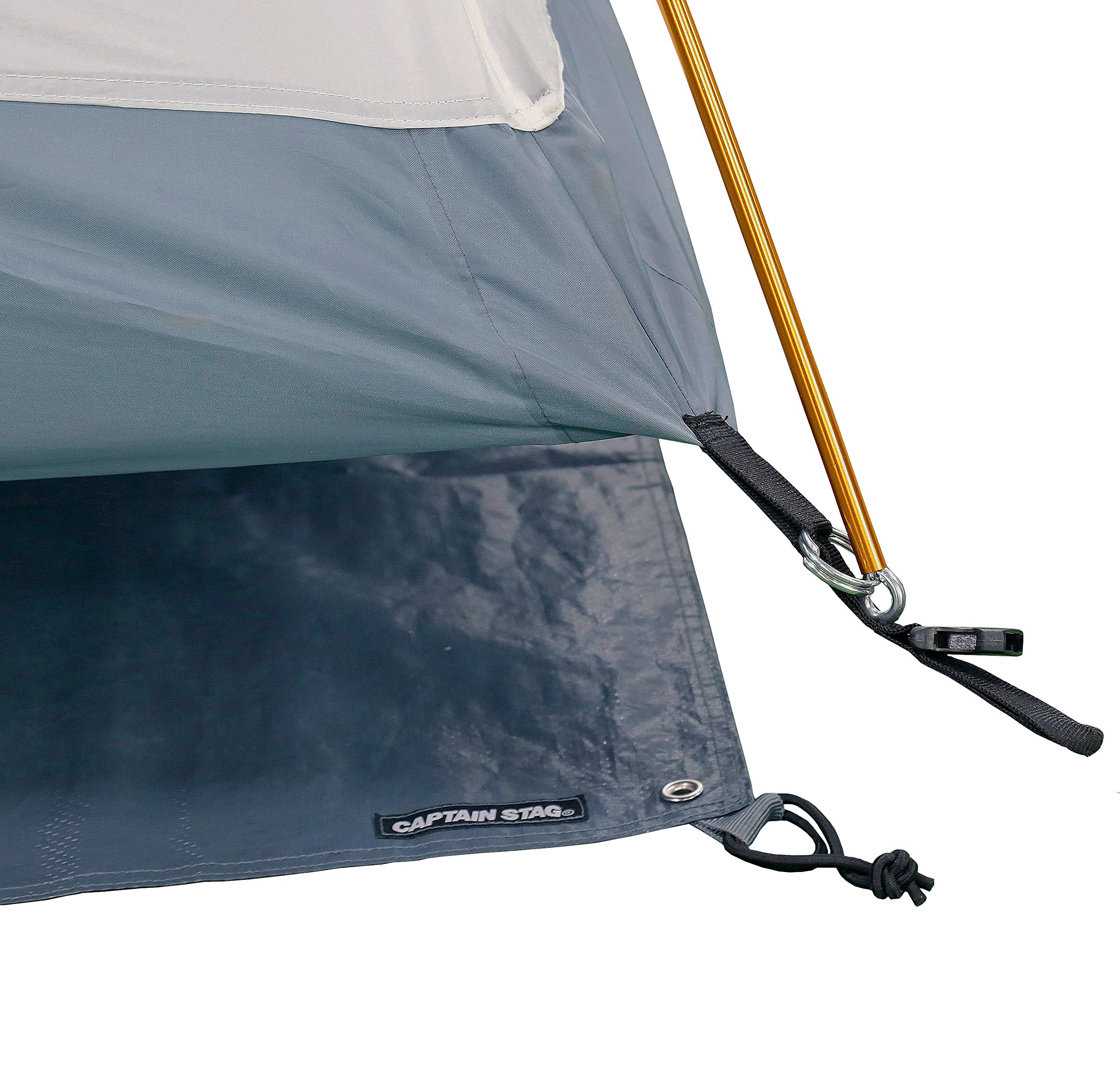 

Captain Stag Tent Ground Sheet tent floor size 210 x 100 with storage bag (CAPTAIN STAG) Tent, Sheet, [For cm] UA-4520 синій
