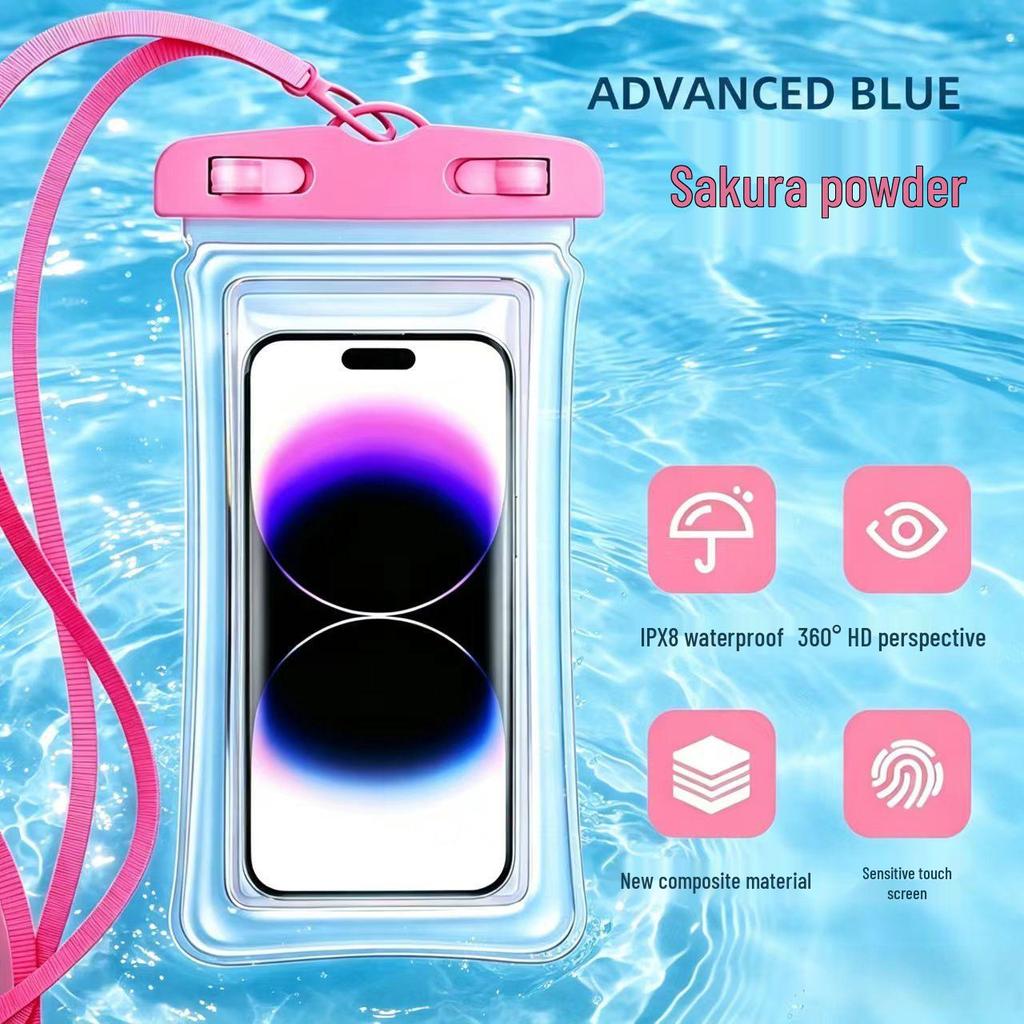Waterproof Touchscreen-Compatible Mobile Phone Bag for Rafting and Diving