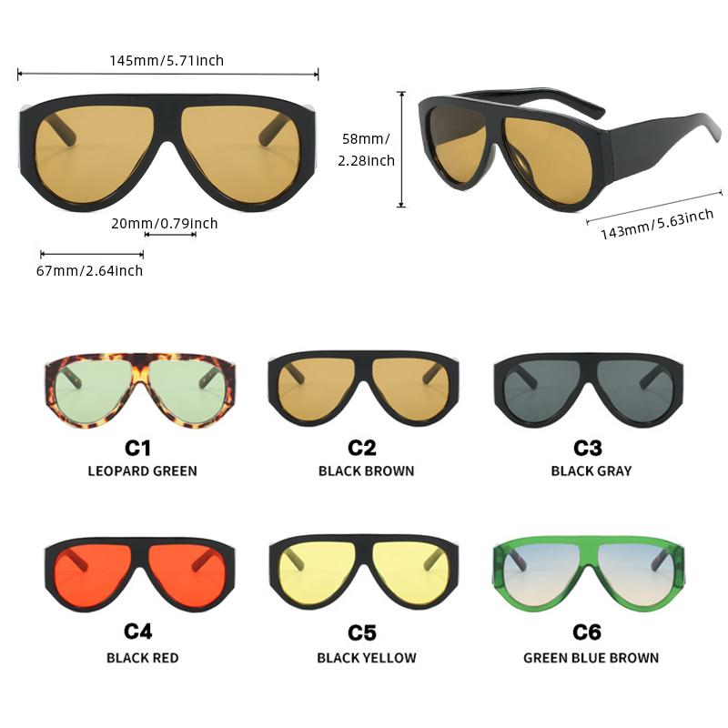 Big Cat Eye Women Sunglasses Fashion Oversized Vintage Summer Driving Shades For Ladies UV Protection