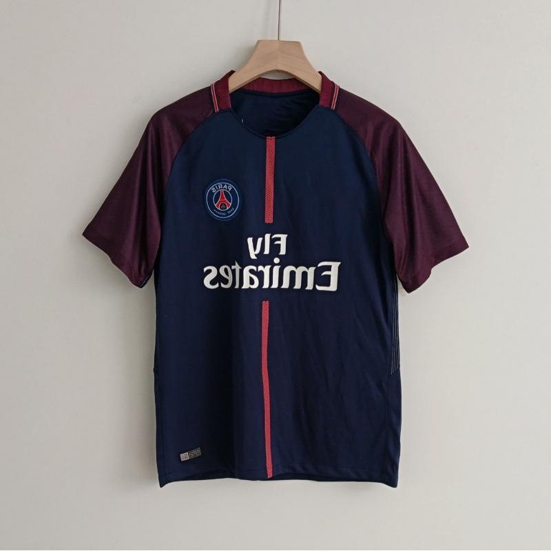 Vintage La Liga Santos, jersey Barcelona No. 10 Paris Portugal Inter Milan AC Brazil football jersey