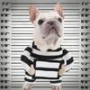 Pet Prisoner Costume Entertaining Festival Outfit Party Wear for Small To Large Cats Dog Masquerade Birthday Celebration