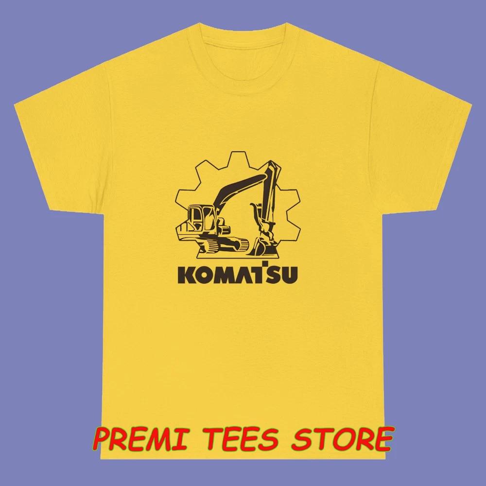 Komatsu Excavator Men s Yellow Size S-3XL 3XL