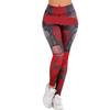 Womens High-Waisted Printed Yoga Leggings Running Fitness Dance Workout Stretchy Compression Pants