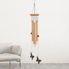 Outside Butterfly Wind Chime Aluminum Tube Wind Chimes Wind Chime Soothing Melodic Hanging Pendant Outdoor Garden Decor