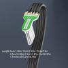Bendable Type C To Type C Flat Silicone Soft Wire Left and Right Angles 8 Length Optioning for Cameras and Electronics