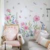 Flower and Butterfly Wall Sticker Pvc Wall Decals
