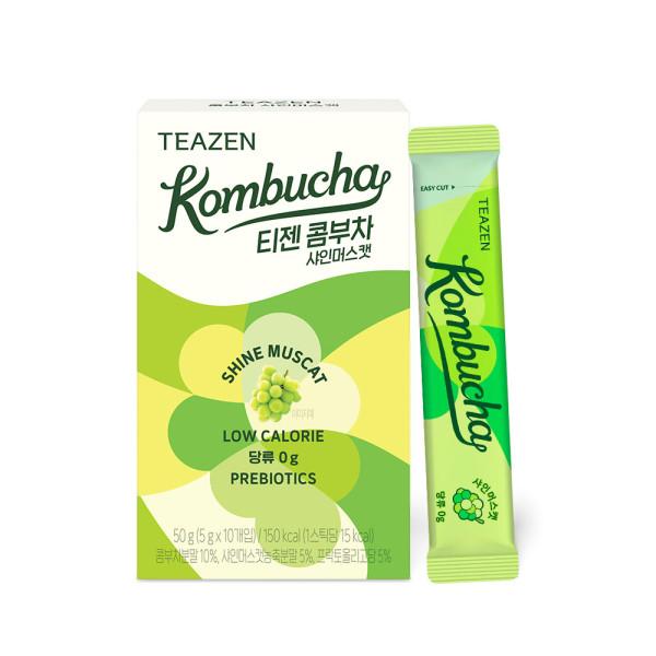 Teazen Kombucha Shine Muscat 10 Sticks (Choose 1 of 8 types), Korea Kombucha