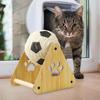Wear-resistant Pet Scratcher Toy Wood Base Cat Grinding Paw Board Cat Scratching Ball  Cat Supplies