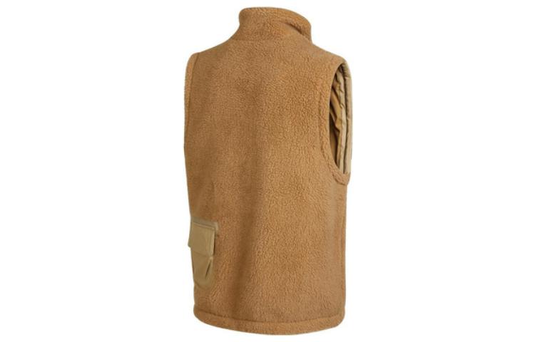 Adidas Originals Vests Men's Khaki Stand Collar Moderate Other IC8161