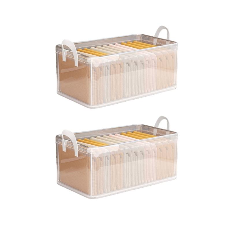 Waterproof Sturdy PVC Storage Box for Travel and Home Use Clear Home Storage Organizers for Small Items Daily Use