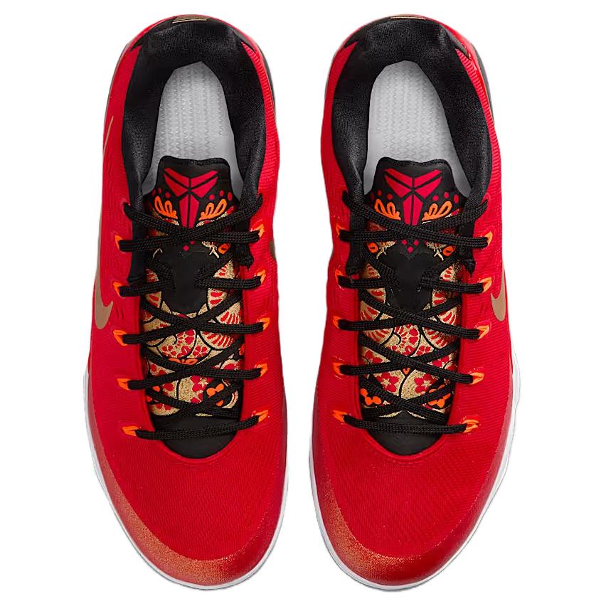 Nike Kobe 9 Low EM China 2025 Herren-Sneaker Rot University-Rot Metallic-Gold IH1400-600