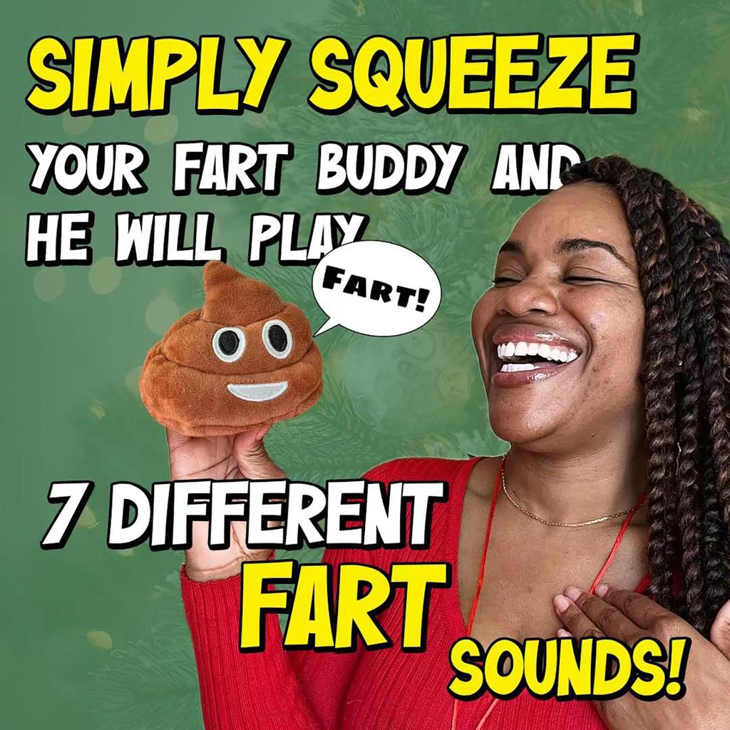 A Farting Poop Toy Speaker, A Plush Toy That Imitates Farting Poop, A Prank And Funny Toy