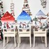 Decorations Kitchen Snowflakes Dining Table Home Decoration Christmas Chair Covers Santa Claus Hat