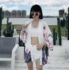 Neu Digital Gedruckt Japanischen Harajuku Kimono Robe Poncho Pyjama