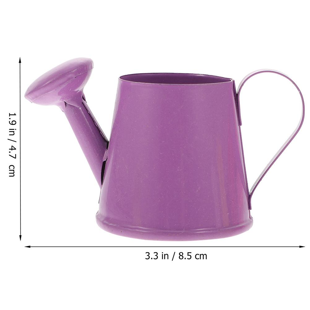 6Pcs Handheld Iron Watering Cans Miniature Watering Pots Mini House Photography Props