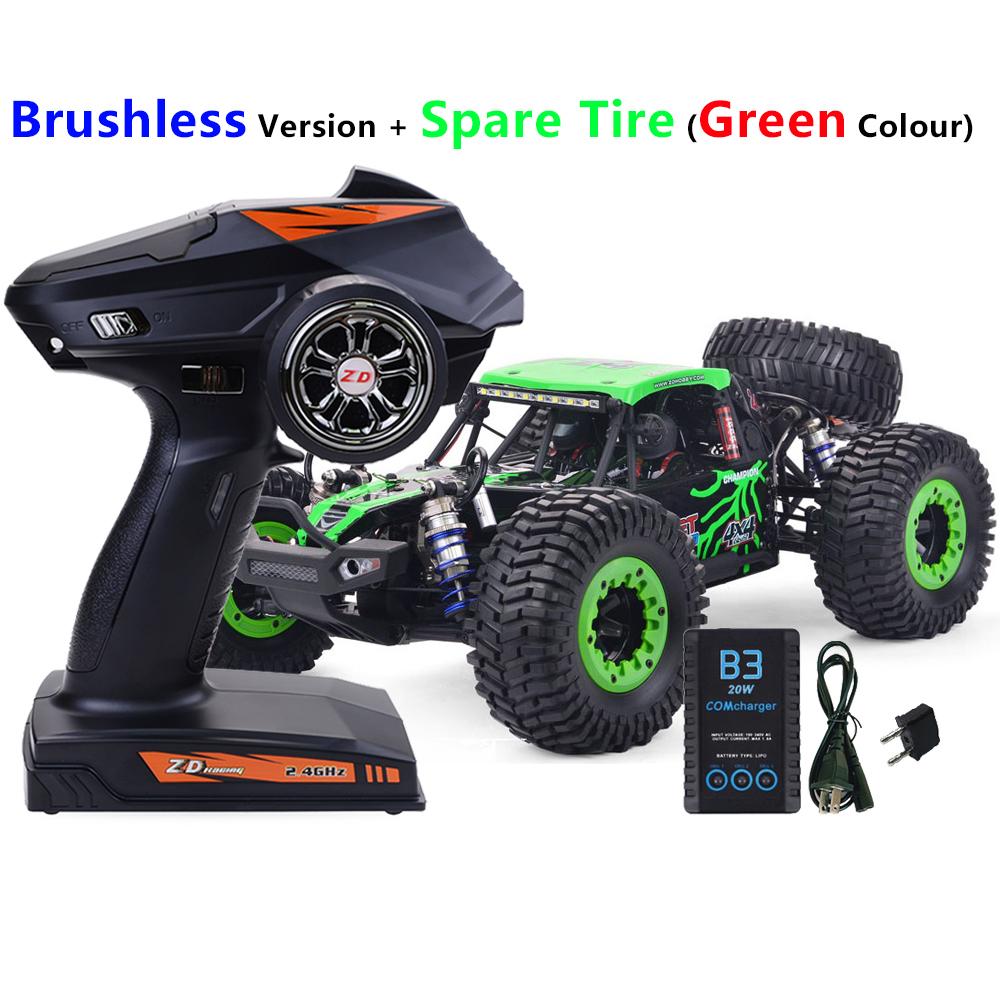 ZD Racing ROCKET DBX-10 1/10 4WD 80km/H 2.4G Brushless High-Speed RTR RC Model Car Desert Buggy Off-road Vehicle Gift