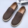 Fashion Luxury Brand Men's Comfortable Soft-Soled Slip-On Suede Leather  Loafers Versatile Casual Business Formal Genuine Leather Shoes