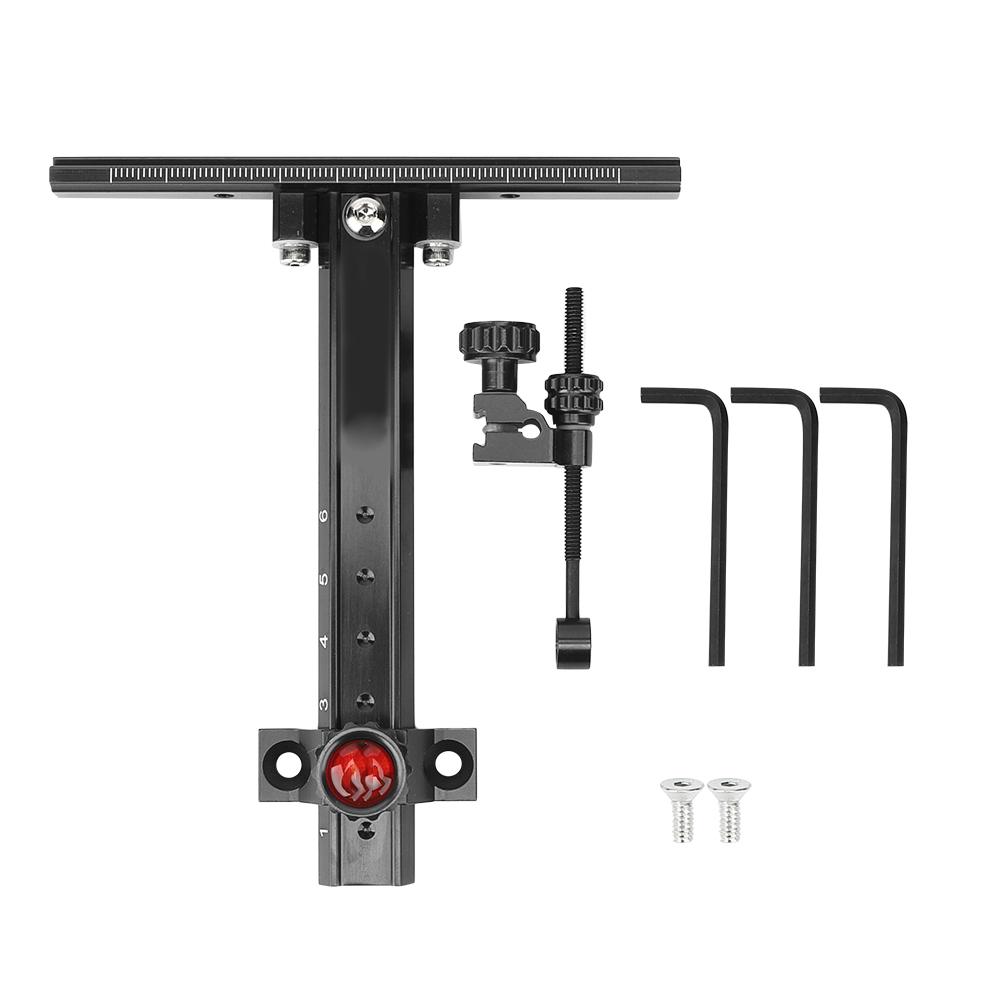 Metal T Sight Recurve Bow Aluminium Alloy Archery Accessories for Competitive Raceblack