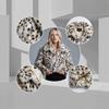 European and American spot autumn and winter new Mao Mao jacket leopard print short women's clothing