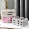 Multi Tiers Jewelry Display Stand Jewellery Holder Jewelry Storage Box Clear Drawer Organizer for Necklaces/Earrings