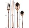 Sambonet Taste Cutlery Set, PVD Copper, 24 Pieces (52553C81 / S0097-S00018-S0037)