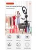 Universal Multi-Function Mobile Phone Stand with Beauty Fill Light for Live Streaming and Outdoor Use