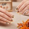 Gothic Nail Art Accessories Women Stickers for Halloween Spooky Ghost Pumpkin Spider Web Bat DIY Manicure Thorns Decal Supplies Holiday Party