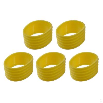 5 Grip Bands for Tennis Racquet, Squash Racket, Fishing Hold