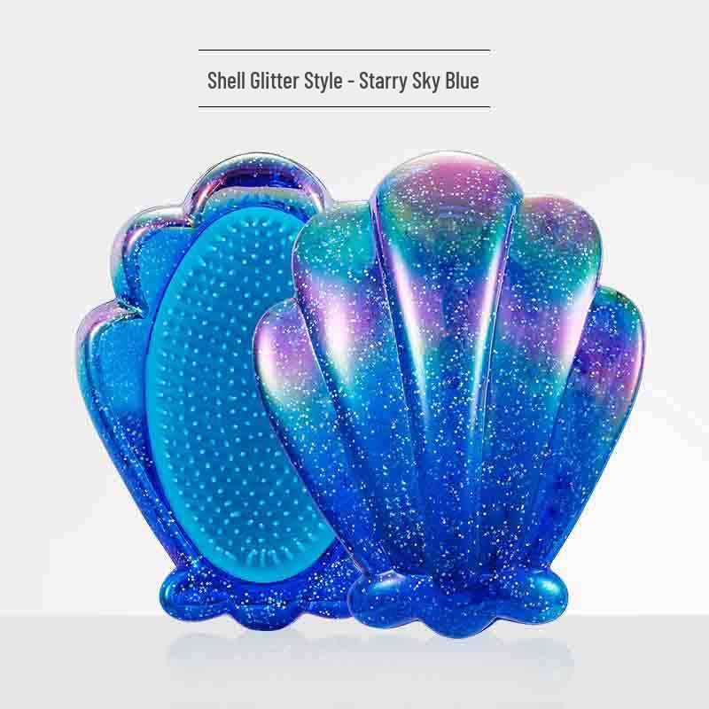 

Electroplated Macaron Starry Sky Children s Detangling Comb